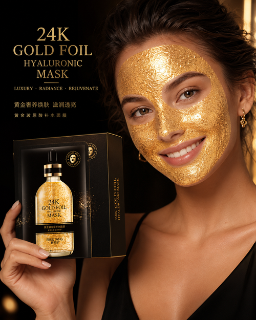 24 ct Gold Face Mask Moisturizing Serum