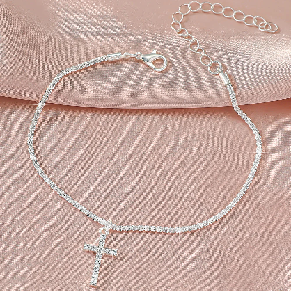 Delicate Layered Anklets