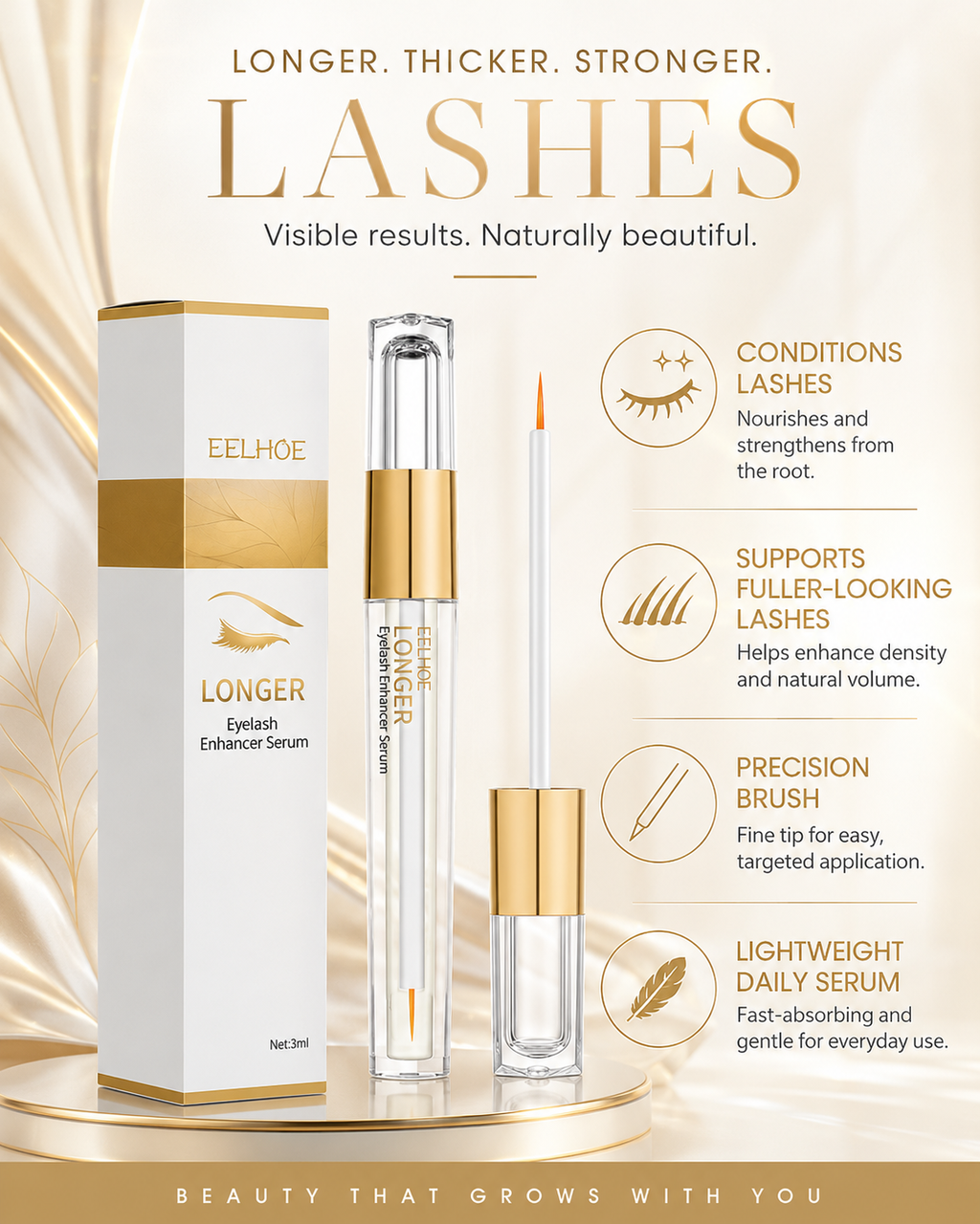 Eyelash Serum for Length and Volume