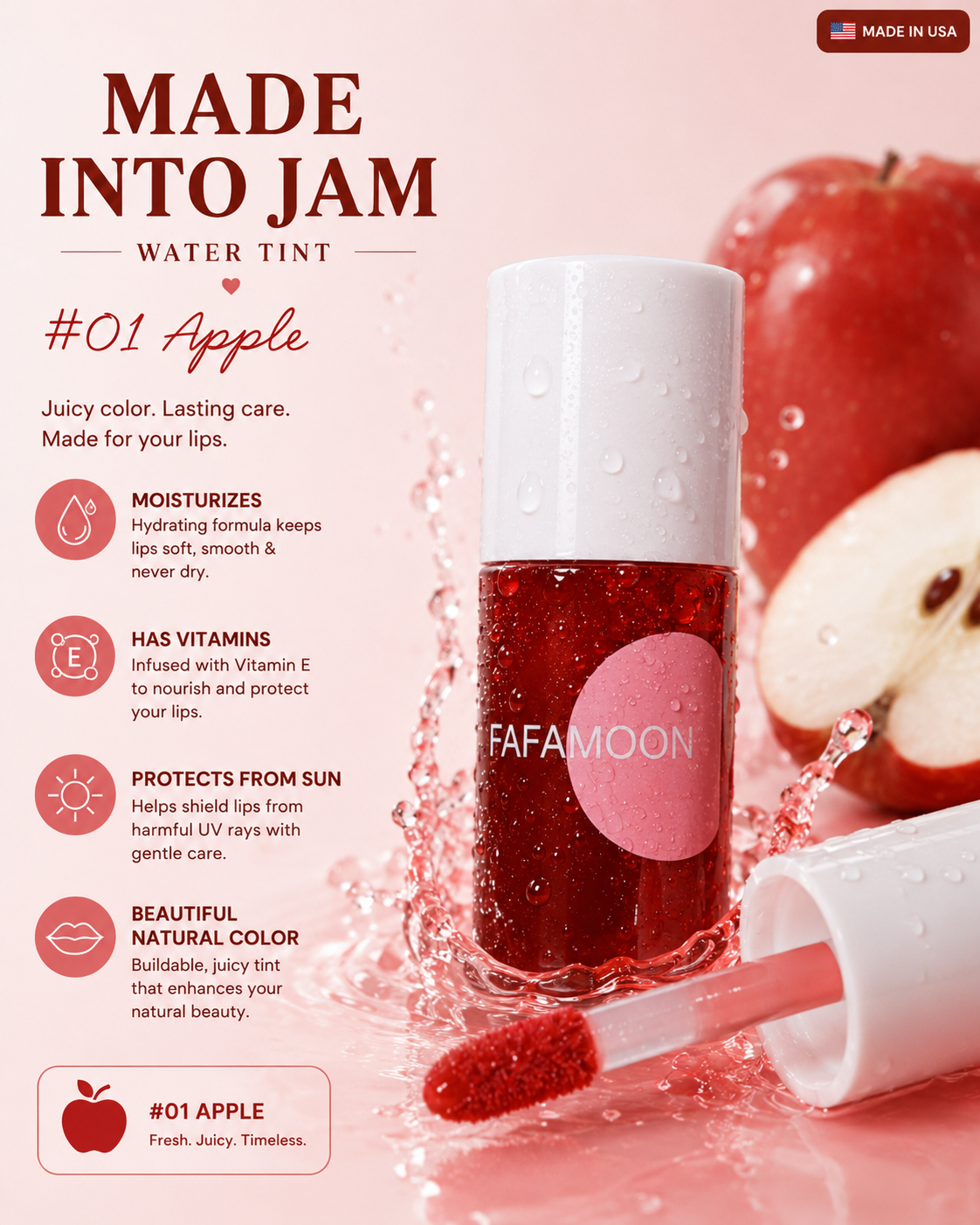 Long-lasting Matte Lip Stain with Moisturizing Finish